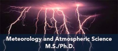 Meteorology and Atmospheric Science - M.S./Ph.D.