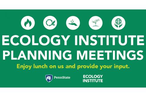 The Ecology Institute will hold three separate planning meetings and invites the University community to attend