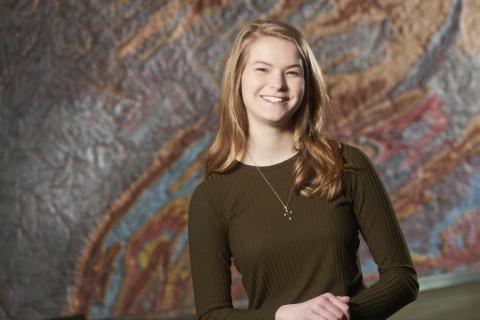Sara Maholland, a first-generation college student from a small town in Berks County, is passionate about geography