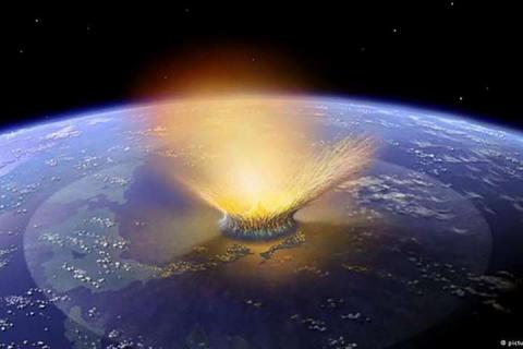 An asteroid is believed to have crashed into Earth 66 million years ago, leaving behind the Chicxulub impact crater 