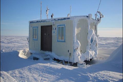 Scientists constructed this monitoring station in remote Alaska 