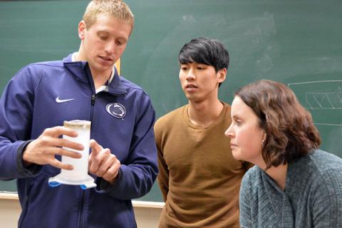 Meteorology students hands-on project