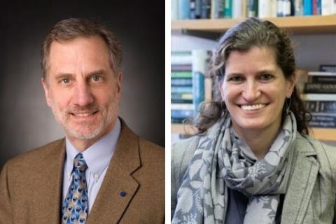 Bruce Logan and Erica Smithwick, a distinguished professor of geography