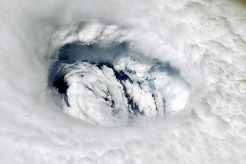 NASA Astronaut Nick Hague captured an image of Hurricane Dorian from the International Space Station