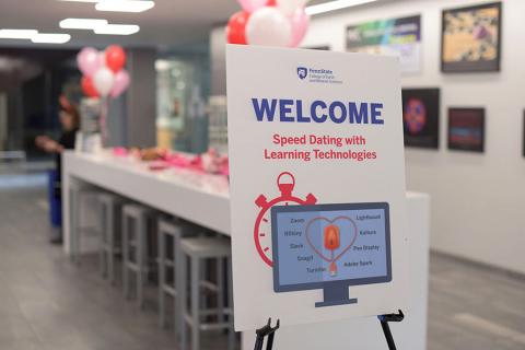 The John A. Dutton e-Education Institute’s first “Speed Dating with Learning Technologies” event was a success 