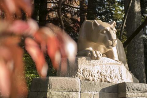 Penn State lion shrine 