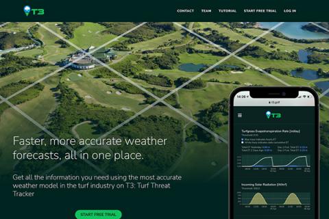 T3: Turf Threat Tracker is an app-based weather modeling tool designed for turf management experts