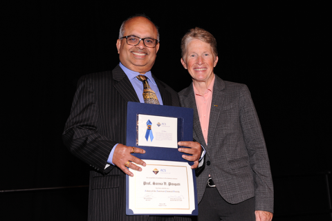 Sarma Pisupati, professor of energy and mineral engineering was inducted as an ACS Fellow at the 2018 national fall meeting.