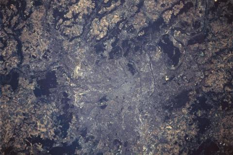 Paris, France from space 