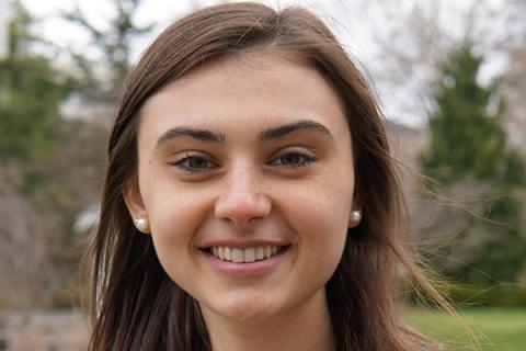 Alysha Ulrich, a Schreyer Scholar majoring in Earth Science and Policy