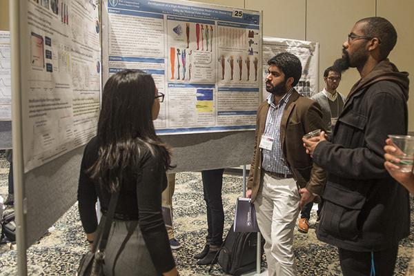 Students present their research during the 14th annual College of Engineering Research Symposium.