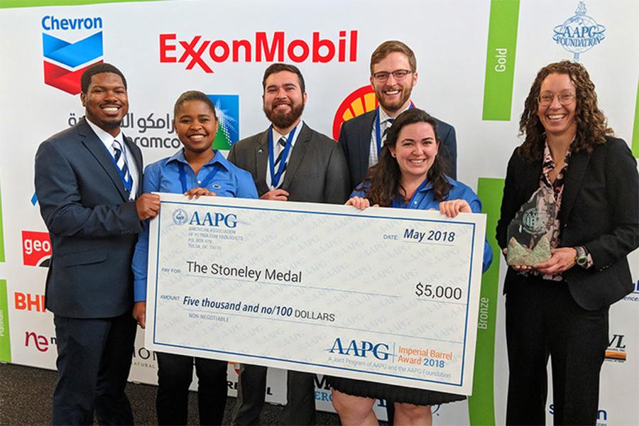  The Penn State team that took third place at the international Imperial Barrel Award Competition 