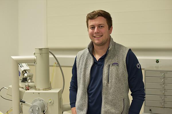 James White, a senior in the College of Earth and Mineral Sciences, will begin work at ArcelorMittal after graduating.