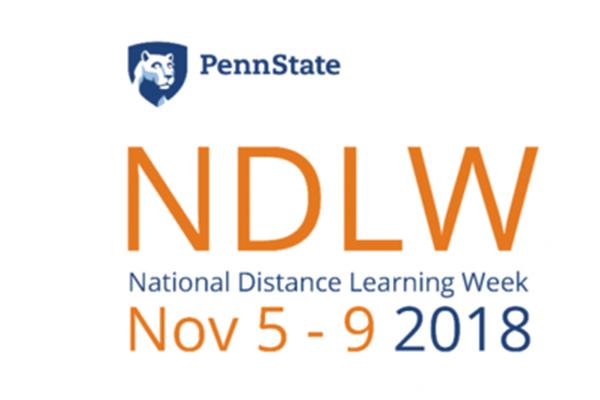 Online learning experts from Penn State will share their best practices Nov. 5-9 during National Distance Learning Week. 