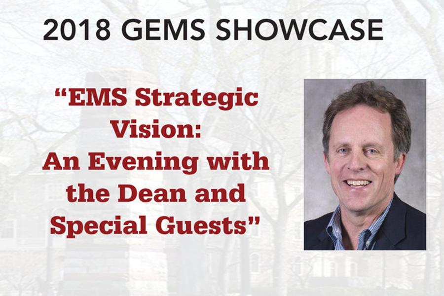 The 2018 Graduates of Earth and Mineral Sciences (GEMS) Showcase Speaker Series was held Sept. 13, 2018.