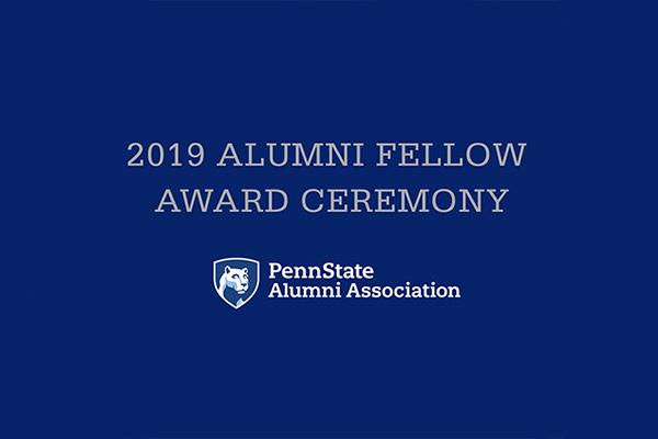 The Penn State Alumni Association will honor 16 Penn Staters on Oct. 23 with the Alumni Fellow Award