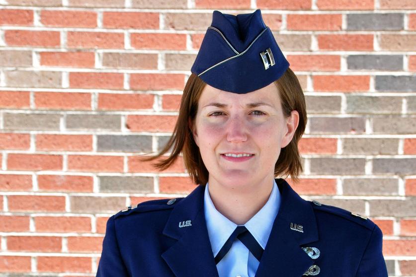 Penn State World Campus graduate and Air Force reservist Lauren Maloney