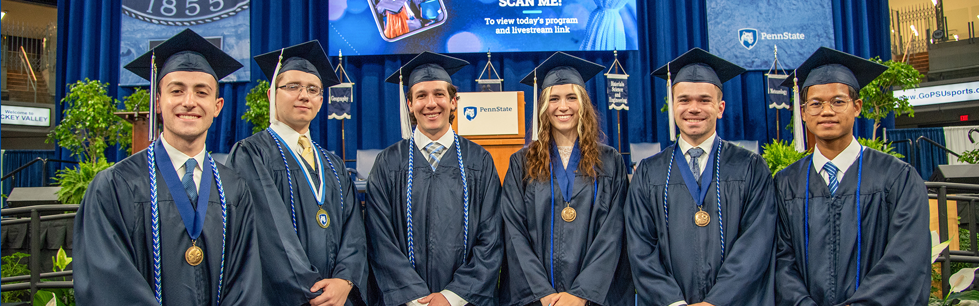 Department marshals at 2024 graduation