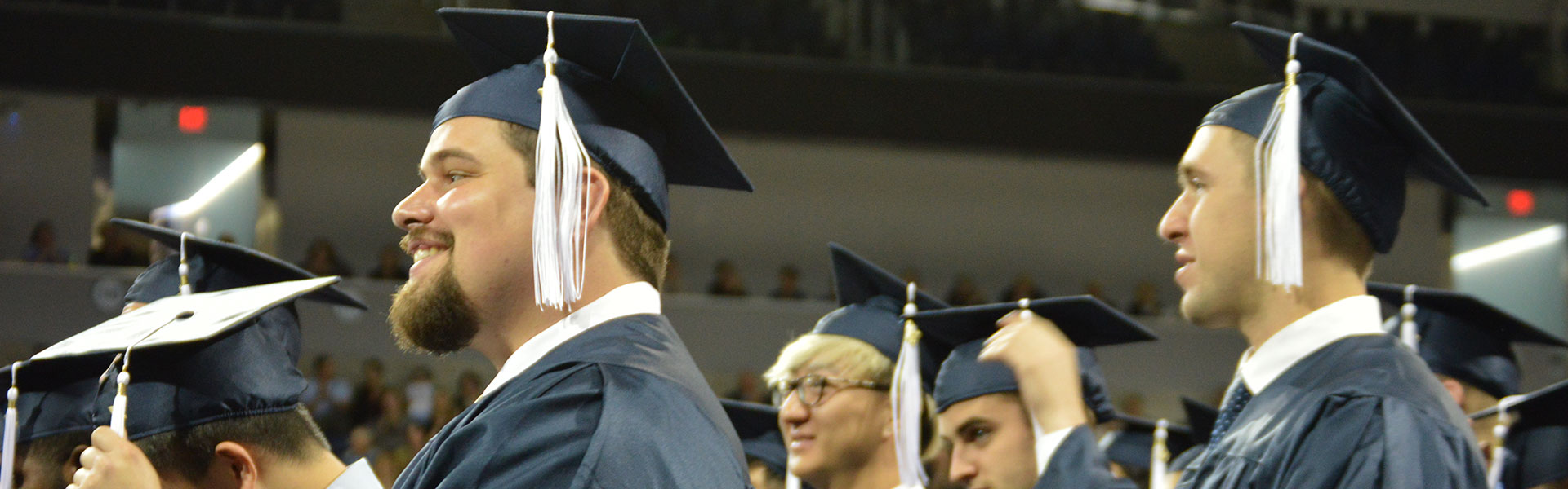 Students at 2016 commencement ceremony