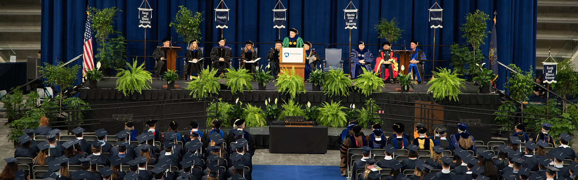 Lee Kump at 2022 graduation ceremony