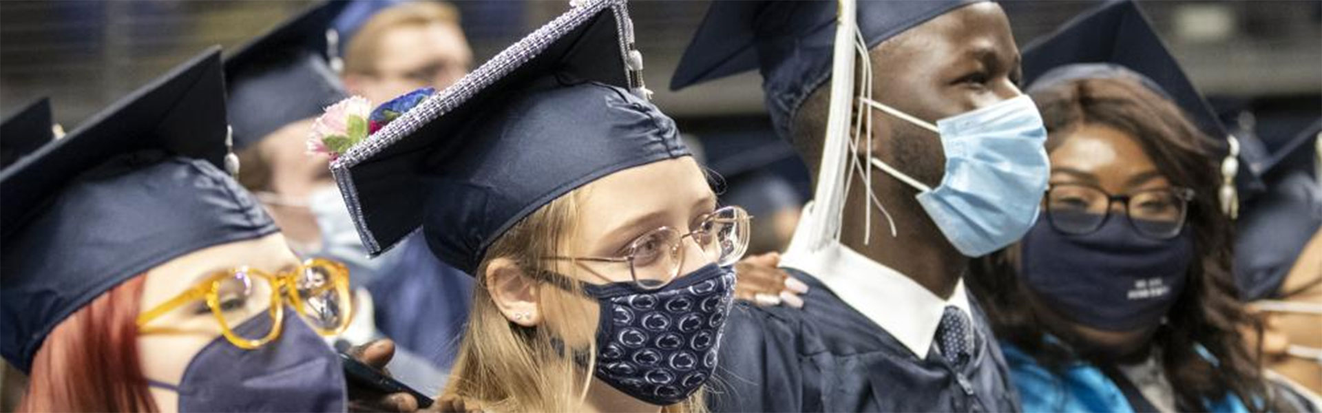 Students at 2021 graduation