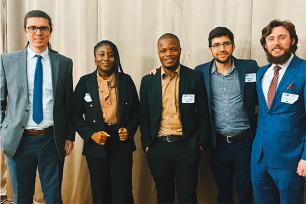 Levent Taylan Ozgur Yildirim, Rosemary Tosanwumi, Ifeanyi Nwankwo, Nicolas Bueno and Nathan Sutton