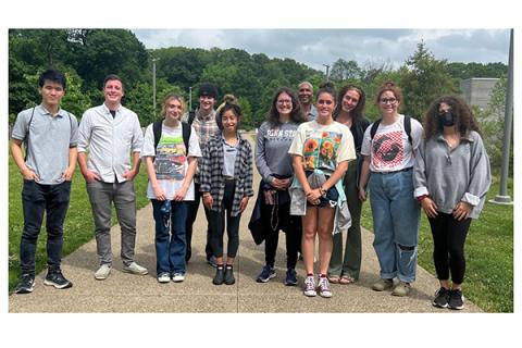 Penn State City Semester students and staff: Jackie Zheng, David Himes, Maia Egan, Adam Kurtz, Lydia Neuhauser, Julia West, Richard Smith, Sarah Fetter, Julia Burton, Julia Cornell, Olivia DePrinzio
