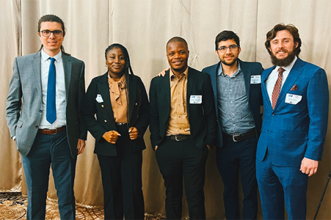 Graduate students from the John and Willie Leone Family Department of Energy and Mineral Engineering showcased their research at the Society of Petroleum Engineers and the American Association of Drilling Engineers poster competitions this spring