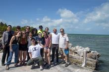 Undergraduate and graduate students with Penn State professors Lee Kump and Raymond Najjar 