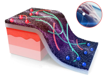 The flexible sensor, ideal for use in the human body, uses laser-induced graphene to simultaneously but separately measure temperature and strain, potentially enabling better wound healing monitoring by providing clearer insights into inflammation and recovery