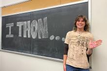 Luke Snyder, a junior in the College of Earth and Mineral Sciences, volunteers for THON and many other organizations at Penn State. He said Penn State really helped him come out of his shell and allowed him opportunities for personal growth.
