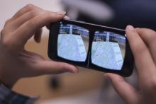 Mobile virtual reality app 
