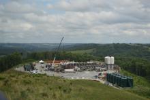 A Marcellus Shale well site in Pennsylvania