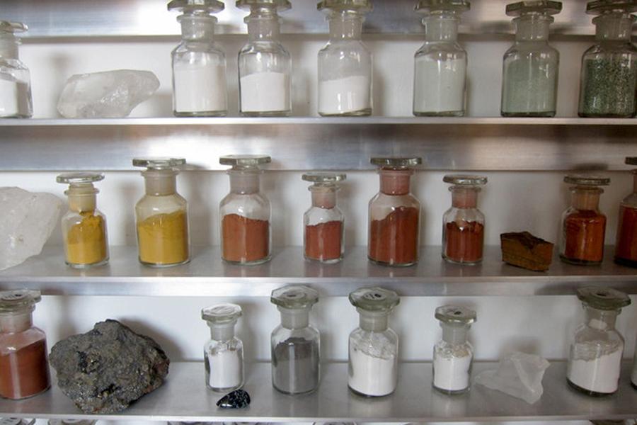 Rocks and minerals used in the production of art between the Prehistoric Era and Early Modern period. 