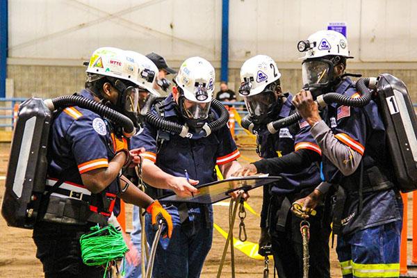Mining engineering students from the John and Willie Leone Family Department of Energy and Mineral Engineering