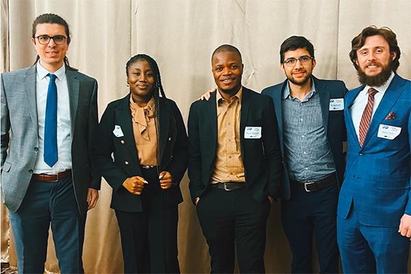 Levent Taylan Ozgur Yildirim, Rosemary Tosanwumi, Ifeanyi Nwankwo, Nicolas Bueno and Nathan Sutton