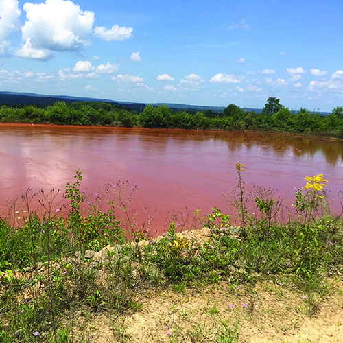 Settling pond