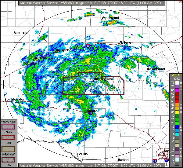 hurricane radar reflectivity loop